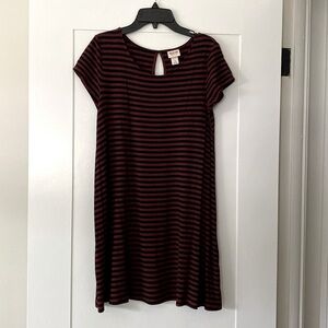 Mossimo Supply Co T-Shirt Striped Dress - Sz M